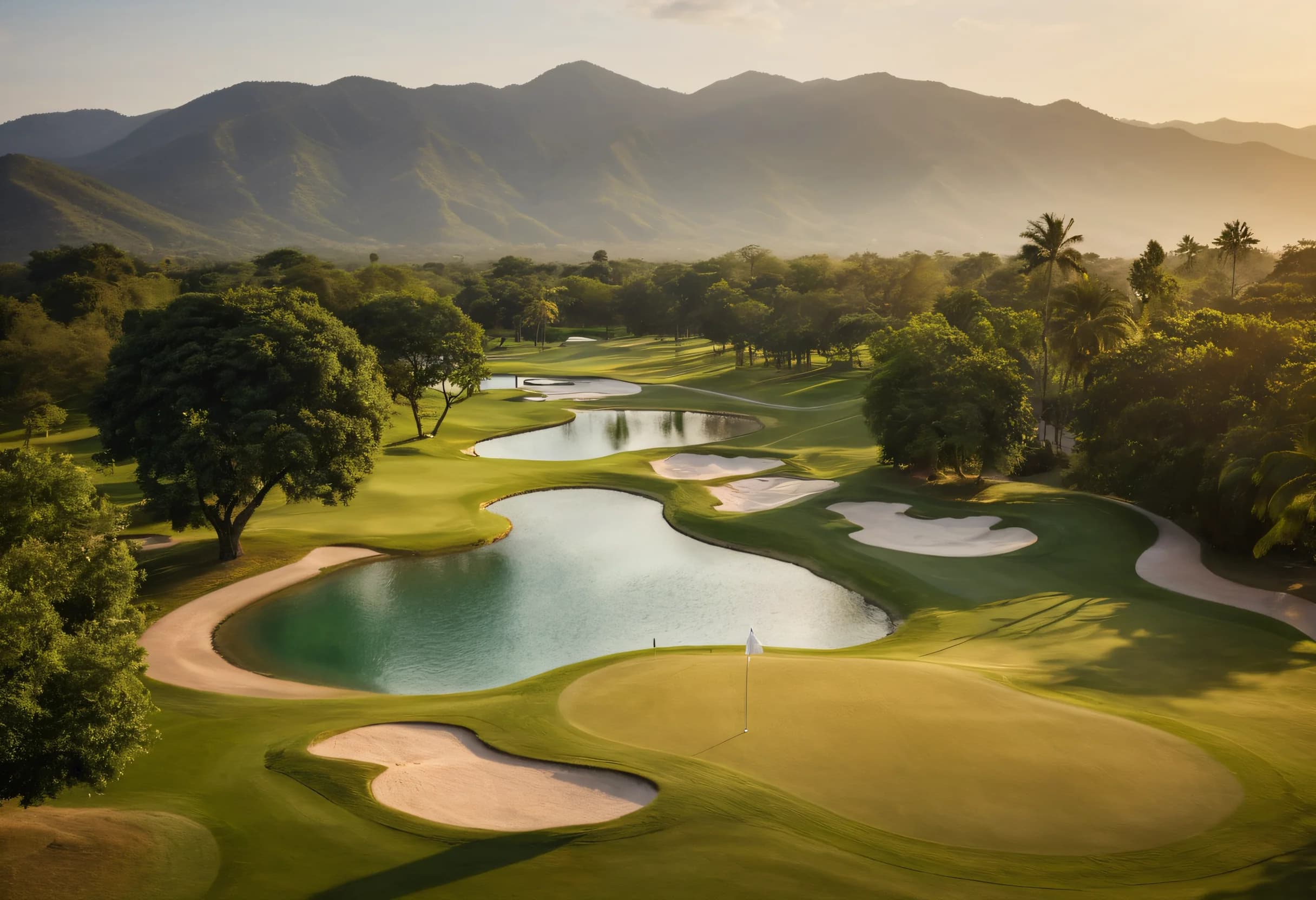 Burning season and golf in Chiang Mai